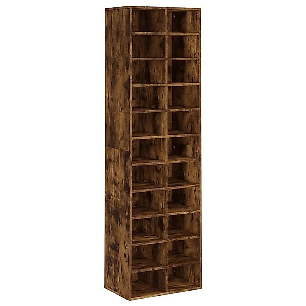 vidaXL Schuhregal, Schuhschrank Räuchereiche 54x34x183 cm günstig online kaufen