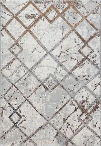 Carpetilla Designteppich Palmas Abstrakt Kurzflor beige Gr. 200 x 290 günstig online kaufen
