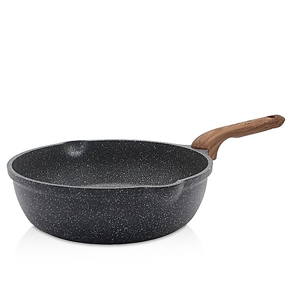 Krüger Bratpfanne »Aluguss Pfanne tief Texas, 28 cm«, Aluminiumguss, (1 tlg günstig online kaufen