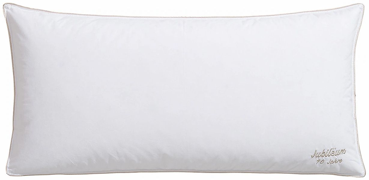 QUEENS TEXTILES Gänsefederkopfkissen "Jubiläum" 1 Stk. tlg. günstig online kaufen