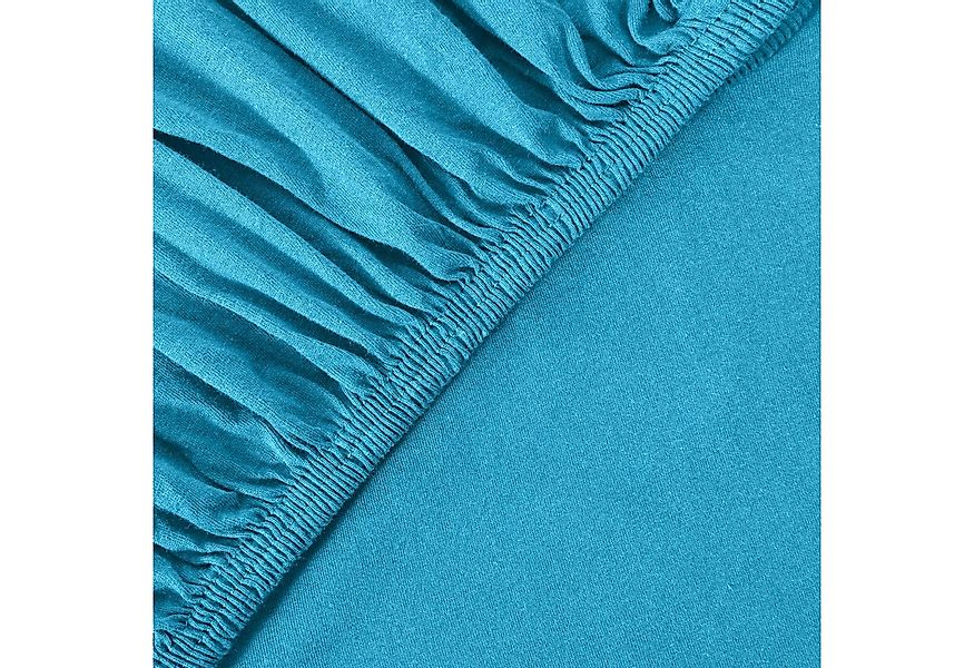 leevitex® Spannbettlaken Jersey aus 100% Baumwolle, für Kinder- & Standardm günstig online kaufen