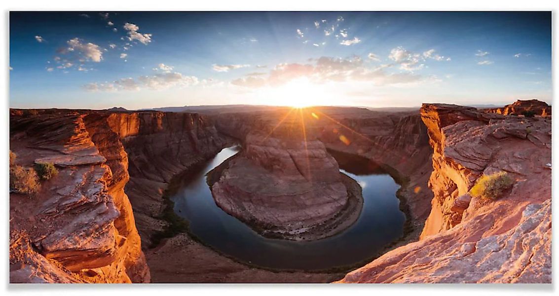 Wall-Art Poster "Horsebound Colorado River", Landschaften, (1 St.) günstig online kaufen