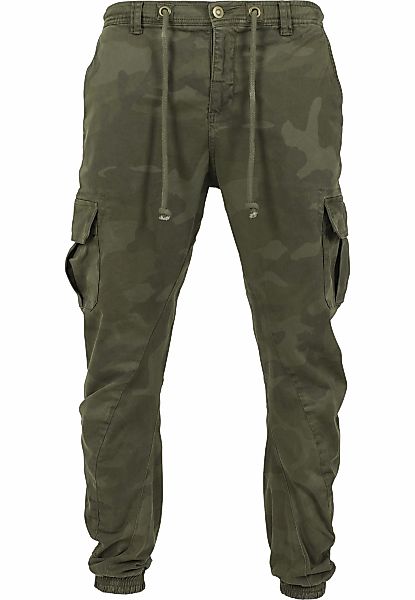 URBAN CLASSICS Cargohose "Urban Classics Herren Camo Cargo Jogging Pants" günstig online kaufen