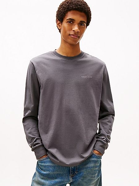 Tommy Jeans Langarmshirt TJM SLIM CHEST LINEAR LS TEE EXT Mit Rundhalsaussc günstig online kaufen