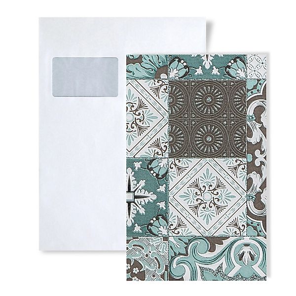 EDEM 1 MUSTERSTÜCK BRAVO S-87001BR15 DIN A4 MUSTER der Collage Tapete günstig online kaufen