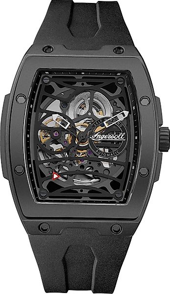Ingersoll Quarzuhr Ingersoll Herrenuhr Silikon schwarz, günstig online kaufen