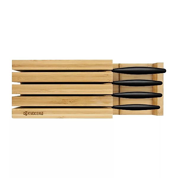 Kyocera Messerblock Bambus für 4 Messer 34cm günstig online kaufen