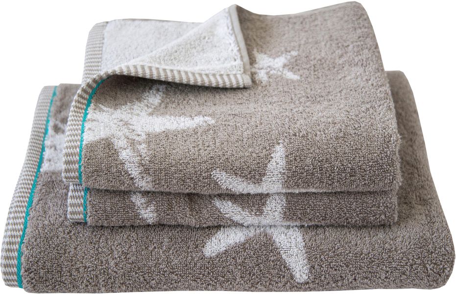 Dyckhoff Handtuch Set "Maritim, Sea Stripe" Set 3 Stk. Frottier 2 Handtüche günstig online kaufen