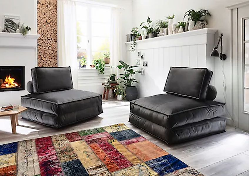 ATLANTIC home collection XXL-Sessel »Miro«, XXL-Sessel wandelbar zum Gästeb günstig online kaufen