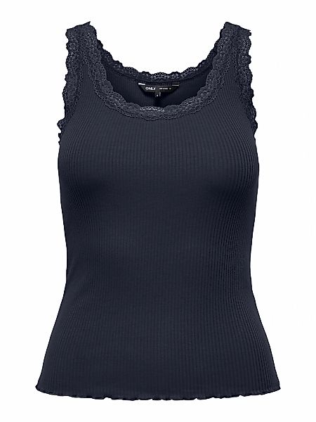 ONLY Tanktop "ONLSARA – Tanktop mit Spitzendetail am Ausschnitt" regular fi günstig online kaufen