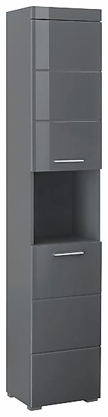welltime Hochschrank "Avena", Badezimmerschrank 2-türig mit offenem Fach - günstig online kaufen