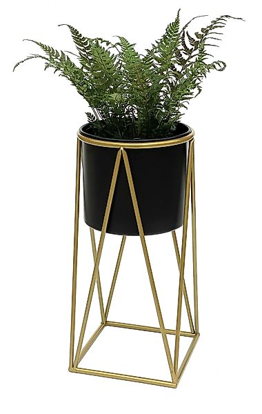 DanDiBo Blumenhocker mit Topf Metall Gold günstig online kaufen