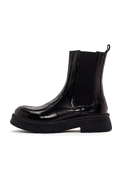 Derimod Chelsea-Stiefel aus Lackleder Chelseaboots günstig online kaufen