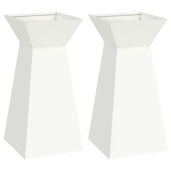vidaXL Blumentopf Säulen Pflanzer 2 pcs günstig online kaufen
