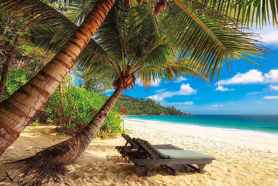Papermoon Fototapete "PALMEN-STRAND-KARIBIK SÜDSEE MEER DÜNEN SONNE OZEAN X günstig online kaufen