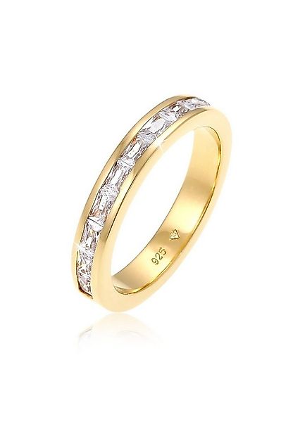 Elli Fingerring Bandring Memory Zirkonia Verlobung 925 Silber, Verlobungsri günstig online kaufen