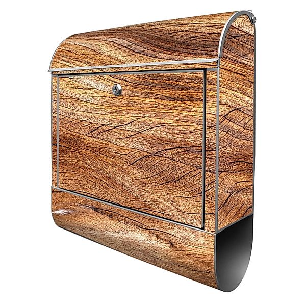 Banjado Design Briefkasten Silber Pulverbeschichtet 39x47x14cm 2 Schlüssel günstig online kaufen