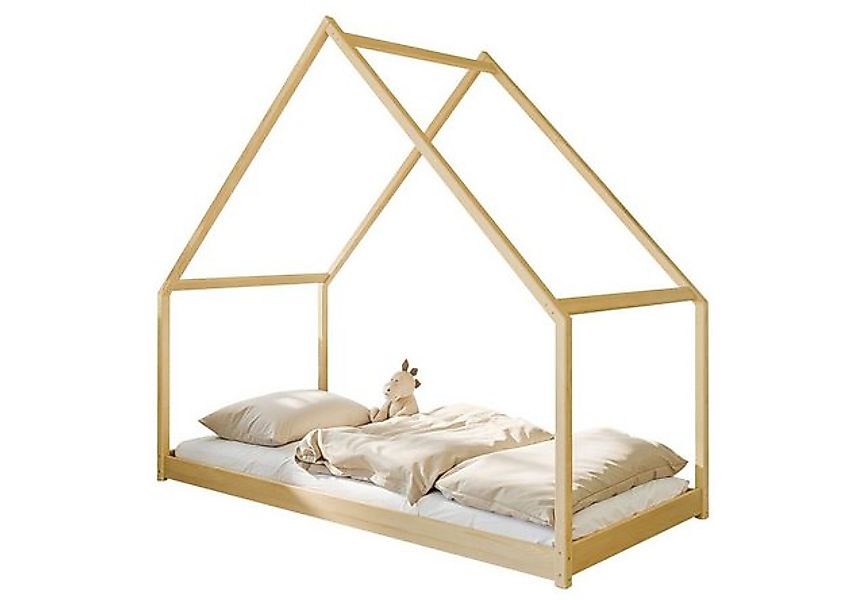 Kids Collective Hausbett Kinderbett 90x200 cm Bett mit Lattenrost Bodenbett günstig online kaufen