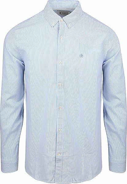Scotch and Soda Hemd Streifen Hellblau - Größe L günstig online kaufen
