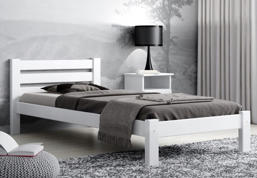 Home Collective Holzbett Einzelbett Massivholz Bett günstig online kaufen