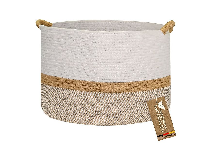 HMF Aufbewahrungskorb Aufbewahrungskorb mit verstärkten Griffen, großer Kor günstig online kaufen