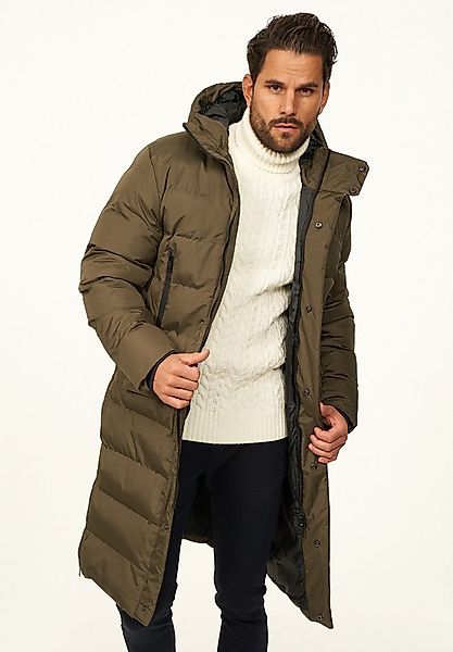 OneRedox Parka mit Kapuze als Winterjacke - Langer Steppmantel Herren warme günstig online kaufen