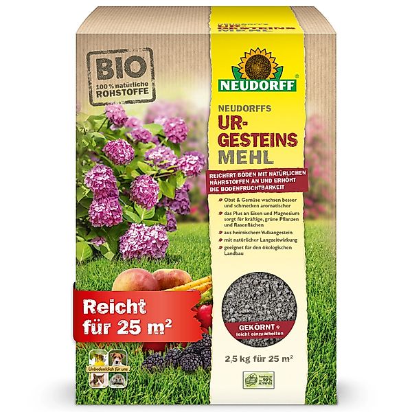 Neudorff Bodenverbesserer Neudorffs UrgesteinsMehl - 2,5 günstig online kaufen