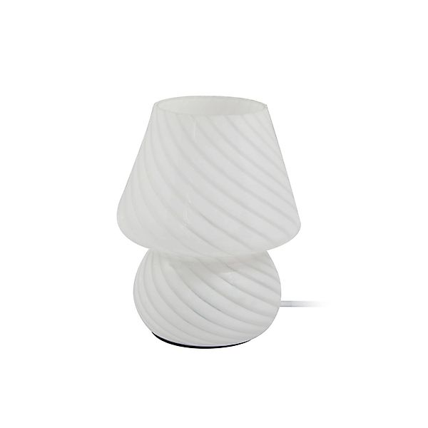Lindby Tischlampe Andriana 10030681 Modern in Weiß aus Glas 1-flammig E14 W günstig online kaufen