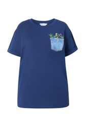 MIAMODA T-Shirt T-Shirt Boxy Fit Brusttaschen-Druck günstig online kaufen