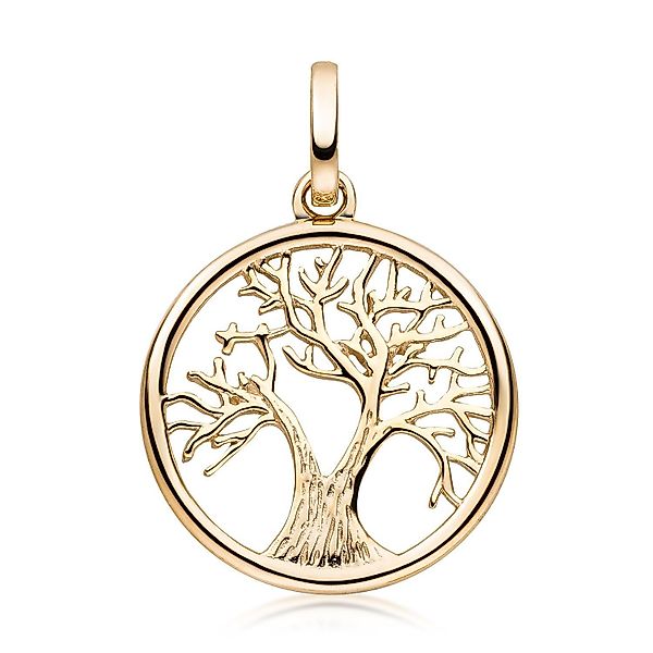 Materia Kettenanhänger Gold Lebensbaum / Baum günstig online kaufen