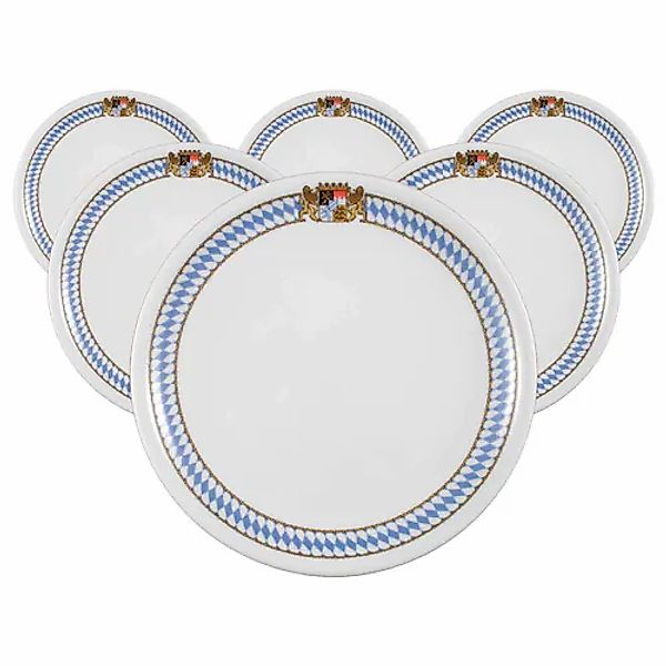 Seltmann Weiden Speiseteller »Speiseteller Compact Bayern ø 25,4 cm 6er Set günstig online kaufen