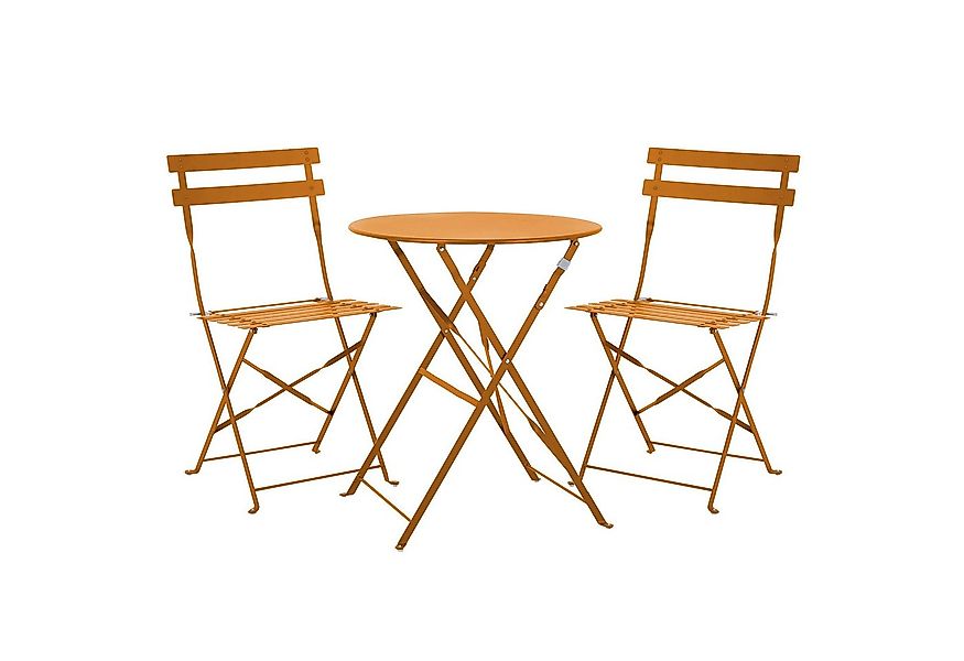 SVITA Balkonset BERLIN, (Set, 3-tlg., Bistro-Set), Tisch mit 2 Stühlen, Kla günstig online kaufen