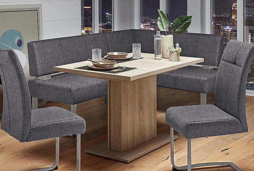 Home affaire Eckbank "Rab", in 2 Breiten (180 oder 200 cm), Bezug in versch günstig online kaufen
