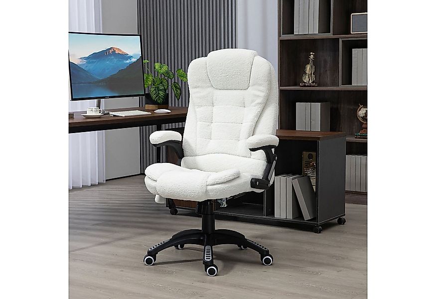 Vinsetto Schreibtischstuhl Bürostuhl mit Massagefunktion, mit Wärmefunktion günstig online kaufen