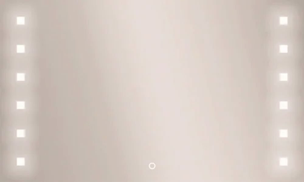 Kristall-Form LED-Leuchtspiegel Capella IV 100 cm x 60 cm Rechteckig günstig online kaufen