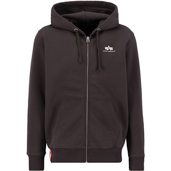 Alpha Industries  Sweatshirt Basic Zip Hoodie Small Logo - hunter brown günstig online kaufen