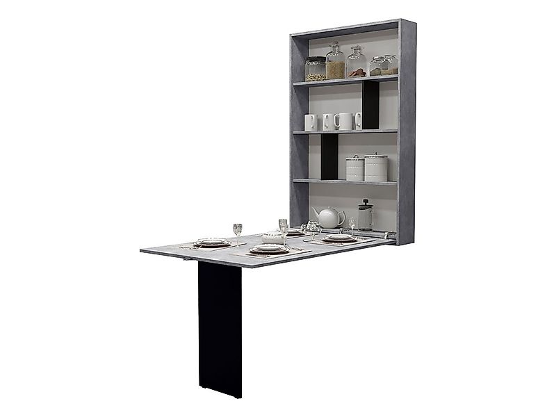 MIRJAN24 Klapptisch Abi, mit Regalen, Tisch ideal für Esszimmer günstig online kaufen