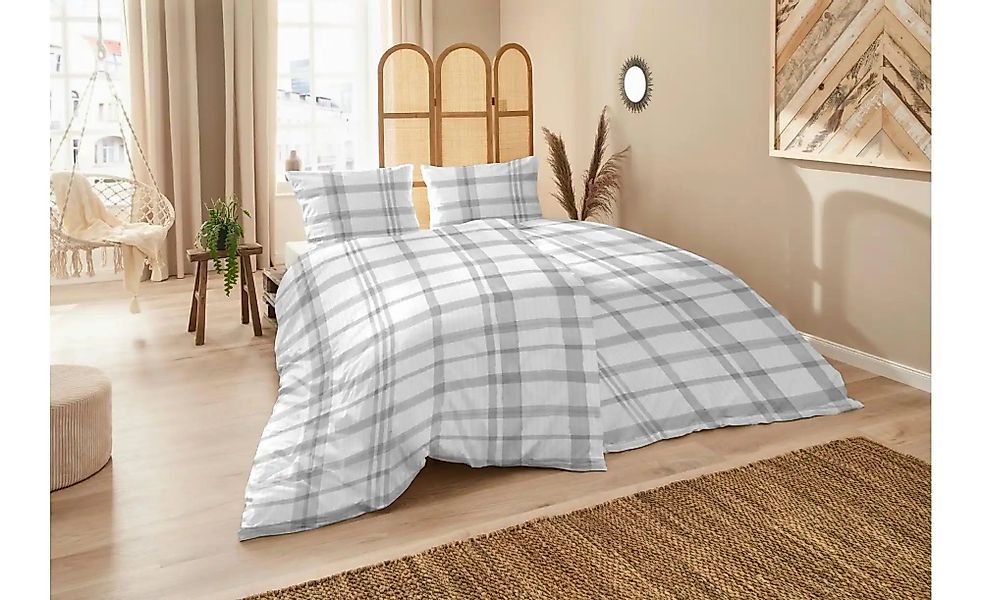 Primera Bettwäsche "Primera Soft-Seersucker-Bettwäsche Casilla" 2 Stk. in e günstig online kaufen