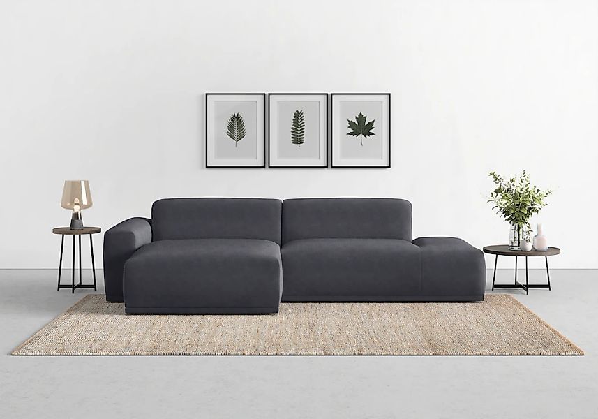 TRENDMANUFAKTUR Ecksofa "Braga, mit hochwertigem Kaltschaum, L-Form, in Cor günstig online kaufen
