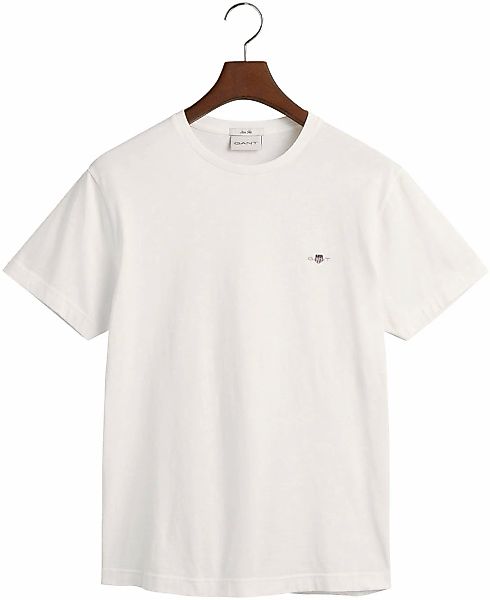 Gant T-Shirt "SLIM SHIELD SS T-SHIRT", mit Logostickerei auf der Brust günstig online kaufen