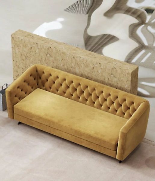 JVmoebel Sofa Italienische Stil Möbel 3 Dreisitzer Couch Sofa Polster Stoff günstig online kaufen