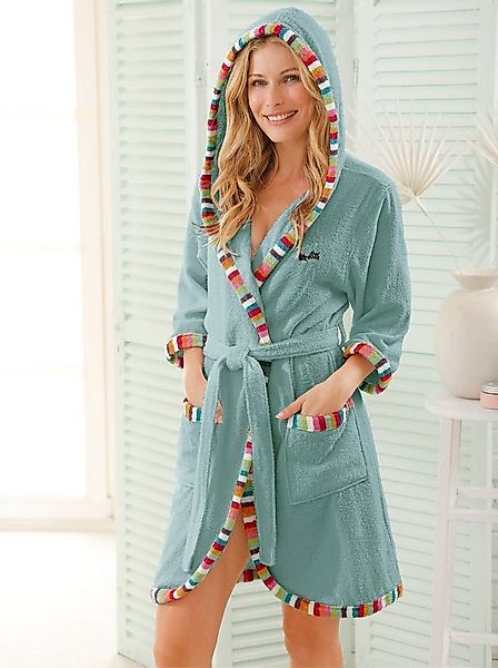 Witt Damenbademantel Bademantel ., Länge ca. 100 cm, Baumwolle günstig online kaufen