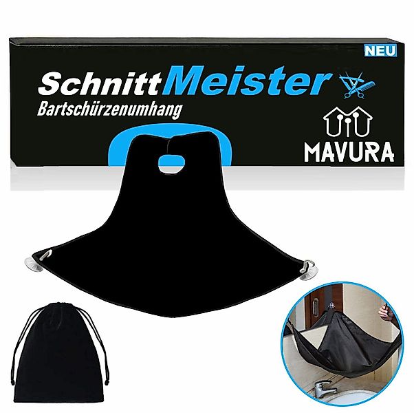 MAVURA Umhängeschürze SchnittMeister Premium Bartschürze Rasierumhang günstig online kaufen