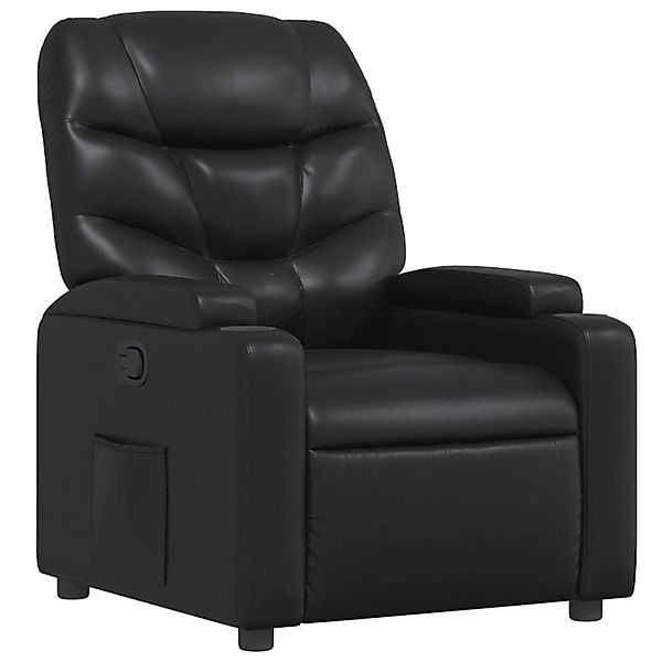 vidaXL Sessel Relaxsessel Schwarz Kunstleder (1-St) günstig online kaufen