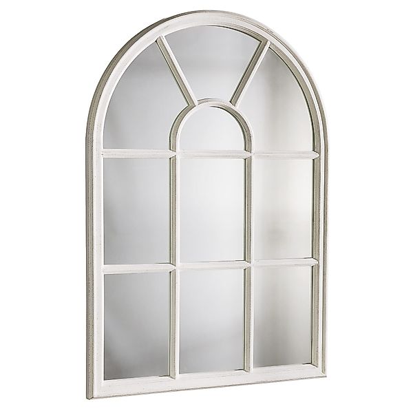 riess-ambiente Wandspiegel CASTILLO 100cm weiß (Einzelartikel, günstig online kaufen