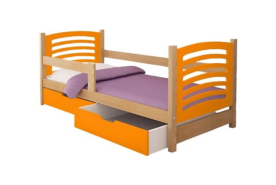 thematys Jugendbett Kinderbett mit abnehmbaren Rausfallschutz und zwei Schu günstig online kaufen