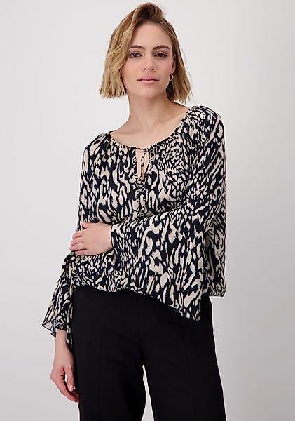 Monari Schlupfbluse mit Animalprint günstig online kaufen