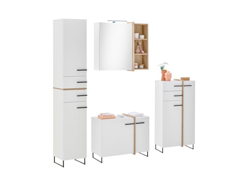 moebel-dich-auf Badmöbel-Set MESSINA, (Set 1, 4-St., günstig online kaufen