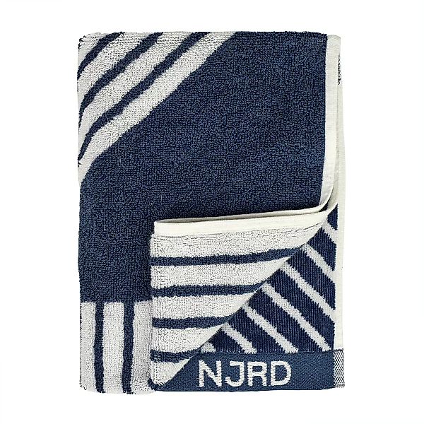 Stripes Handtuch 50x70 cm Blau günstig online kaufen
