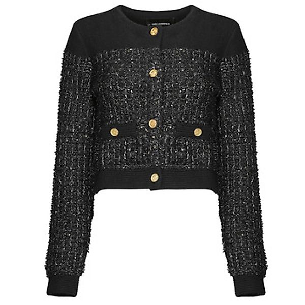 Karl Lagerfeld  Strickjacken BOUCLE KNIT CARDIGAN günstig online kaufen